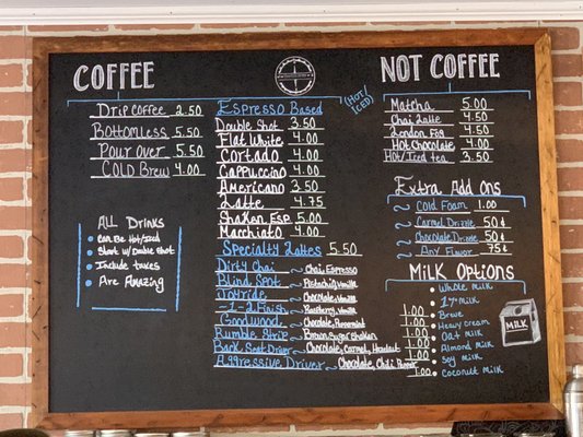 Menu photo 2 Traverse Coffee Hallowell, ME
