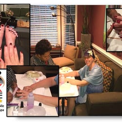 In the Nick of Time: The Elite Mobile Salon Spa - Much thanks to Robin Finnell for the great referral for your dear friend! We are so thankful we were able to provide her a mani and pedi!