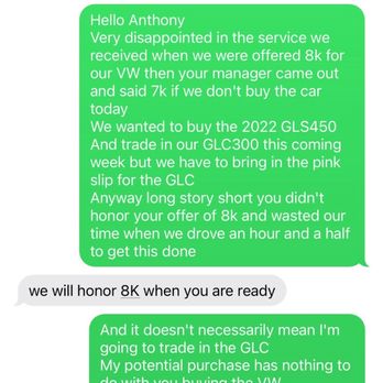 STG Auto Group of Montclair - "Salesperson" stating subsequent offer in writing but GM did not stand by their employees - Used Car Dealers Near Me - Montclair, California STG Auto Group of Montclair - "Salesperson" stating subsequent offer in writing but GM did not stand by their employees - Used Car Dealers Near Me - Montclair, California