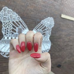 Central Nebraska Nails & Spa - Nails filled red :)