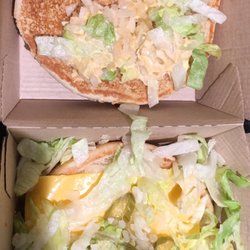 McDonald's - Bigmac sauce on half the burger