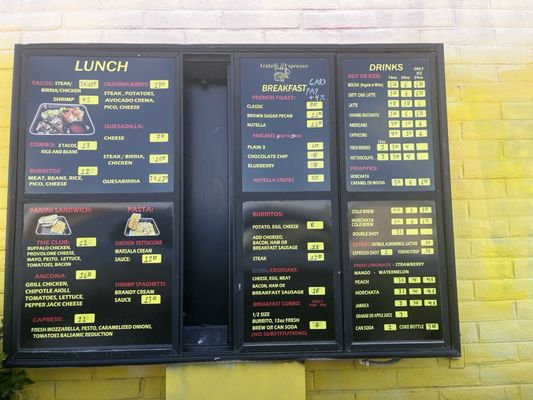 Menu photo 1 Fratelli Espresso Tucson, AZ Menu photo 1 Fratelli Espresso Tucson, AZ
