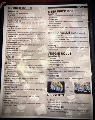Menu photo 2 Minato Sushi & Bar Reno, NV Menu photo 2 Minato Sushi & Bar Reno, NV