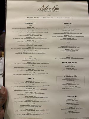 Menu photo 3 Sale e Pepe Marco Island, FL Menu photo 3 Sale e Pepe Marco Island, FL