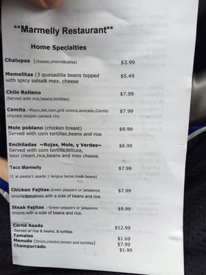 Menu photo 8 Marmelly Westmont, IL