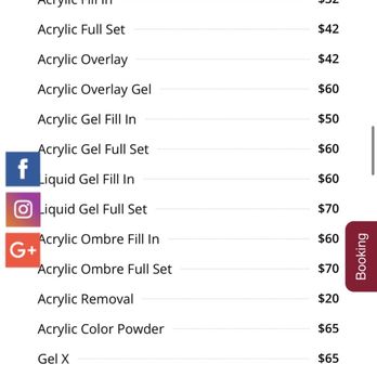 Kissme Nail Spa - Paid $70 dollar for regular acrylic full set even when no acrylic was removed and no gel or polish was used - Nail Salons Near Me - McLean, Virginia Kissme Nail Spa - Paid $70 dollar for regular acrylic full set even when no acrylic was removed and no gel or polish was used - Nail Salons Near Me - McLean, Virginia