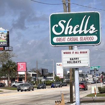 Shells Seafood - Tampa - Signage - Seafood Near Me - Tampa, Florida Shells Seafood - Tampa - Signage - Seafood Near Me - Tampa, Florida