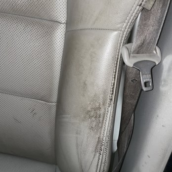 Mirrored Image Detailing - stain removal on leather seats. fallowed by a UV leather conditioning that is buffed into the leather. (before picture) - Auto Detailing Near Me - Northglenn , Colorado Mirrored Image Detailing - stain removal on leather seats. fallowed by a UV leather conditioning that is buffed into the leather. (before picture) - Auto Detailing Near Me - Northglenn , Colorado