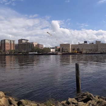 Battleship Park - Panorama of Wilmington skyline from Battleship Park - Parks Near Me - Wilmington, North Carolina Battleship Park - Panorama of Wilmington skyline from Battleship Park - Parks Near Me - Wilmington, North Carolina