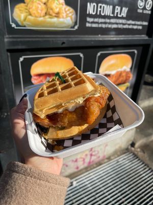 The Dirty Bird Chicken + Waffles by null