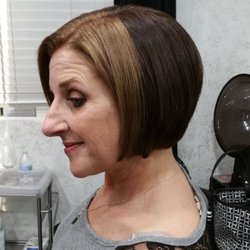 SK Salon - Bob hair style with a dual colors