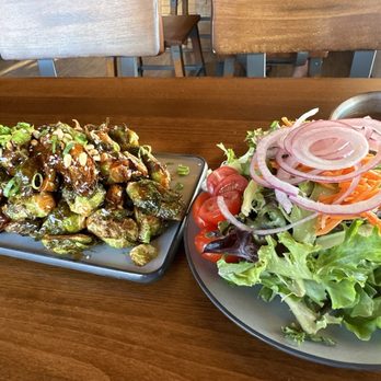 Sunset 89 - Brussel sprouts and dinner salad - Asian Fusion Near Me - Page, Arizona Sunset 89 - Brussel sprouts and dinner salad - Asian Fusion Near Me - Page, Arizona