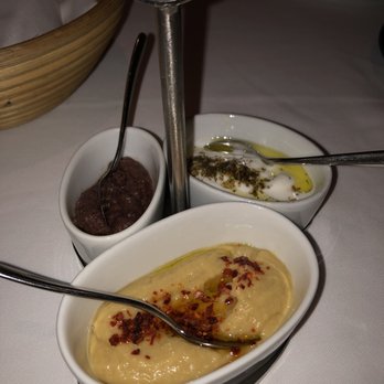 Michael Mina - Hummus, yogurt and olive tapenade - New American Near Me - Las Vegas, Nevada