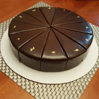 Chocolate Passion Pastry - Chocolate delight (has gold leaves) - Bakeries Near Me - Fairfax, Virginia
