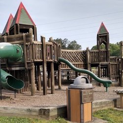 Claxton Community Park - Part of the expansive playground