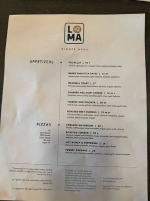 Menu photo 3 LOMA Park City, UT Menu photo 3 LOMA Park City, UT