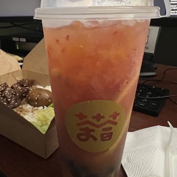 Meet Tea - Fresh Mix Fruit Tea with boba and mango popping boba - Bubble Tea Near Me - Temple City, California Meet Tea - Fresh Mix Fruit Tea with boba and mango popping boba - Bubble Tea Near Me - Temple City, California