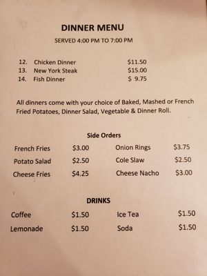 Menu photo 5 Ski Inn Niland, CA