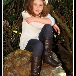 Photography by Audrey Rose - I was working with the family of this cutie. I turned around to see her sitting on this rock. I know perfection when I see it!