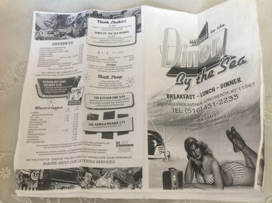 Menu photo 8 Diner By The Sea Long Beach, NY Menu photo 8 Diner By The Sea Long Beach, NY
