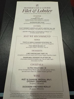 Menu photo 5 Fleming’s Orlando, FL