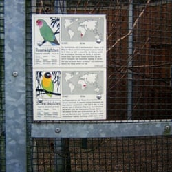 Vogel-Voliere im unteren Seegebiet