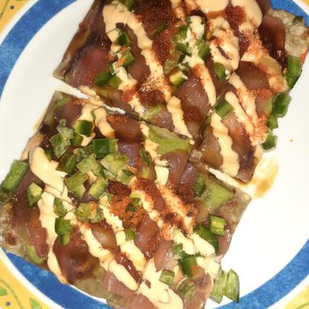 Hayashi Sushi - Tuna pizza (takeout) - Sushi Bars Near Me - Philadelphia, Pennsylvania