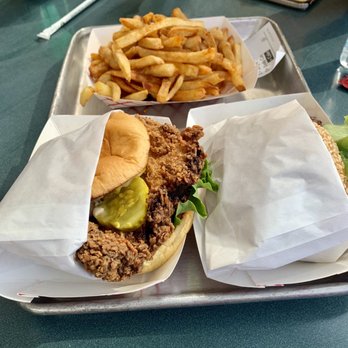 Marty's - Crispy Fried Chicken Sandwich - Burgers Near Me - Fort Lee, New Jersey