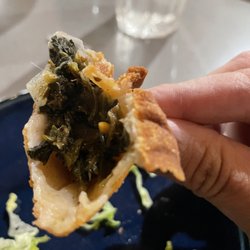 Mary'z Mediterranean Cuisine - Spinach pie (inside)