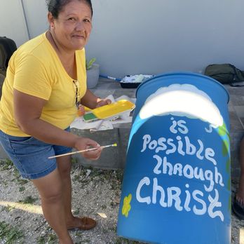 PathLight International - Orange Walk Town - painting inspirational barrels for trash disposal around town - Community Service/Non-Profit Near Me - Pleasanton, California