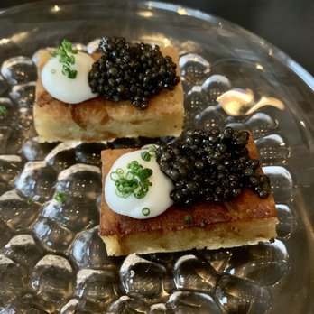Anomaly SF - Siberian Sturgeon Caviar (From the Caviar Co.) Served w/ Warm French Toast, Creme Fraiche (+$88 Supplement) - New American Near Me - San Francisco, California