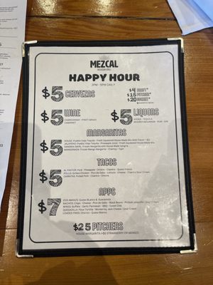 Menu photo 3 Mezcal Mexican Grill Miramar Beach, FL Menu photo 3 Mezcal Mexican Grill Miramar Beach, FL