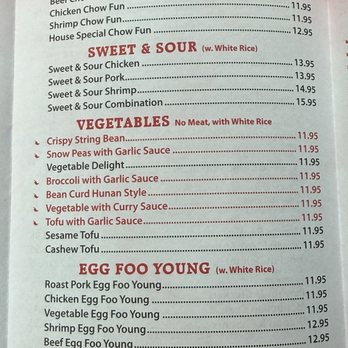 Hong Kong Kitchen - Menu as of 6/7/26 - Chinese Near Me - South Burlington, Vermont