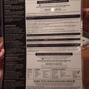 Broadway Bar & Pizza - Menu - Pizza Near Me - Champlin, Minnesota
