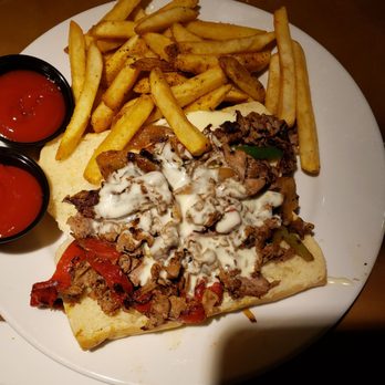 Cafe 4 - The Tennessee cheesesteak with seasoned fries. - Comfort Food Near Me - Knoxville, Tennessee Cafe 4 - The Tennessee cheesesteak with seasoned fries. - Comfort Food Near Me - Knoxville, Tennessee