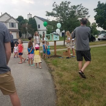 Amberwood Park - Little Free Library ribbon cutting ceremony! - Parks Near Me - Aurora, Illinois