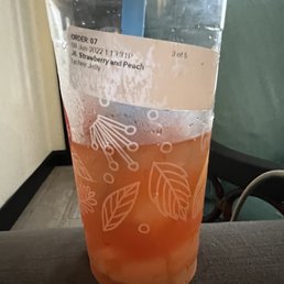 Strawberry Peach Tea