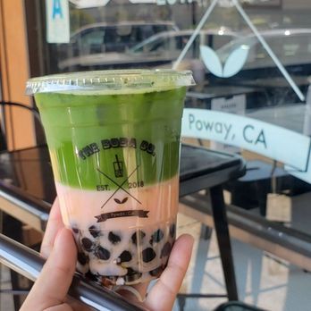 The Boba Co - Rose matcha - Bubble Tea Near Me - Poway, California