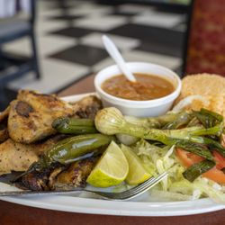 Grilled chicken and sides