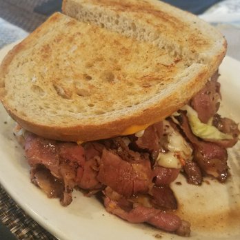 4 Brothers Breakfast - Ruben with Swiss cheese, Russian dressing.g, and Cole slaw. Unbelievably good! - Southern Near Me - Warren, New Jersey 4 Brothers Breakfast - Ruben with Swiss cheese, Russian dressing.g, and Cole slaw. Unbelievably good! - Southern Near Me - Warren, New Jersey