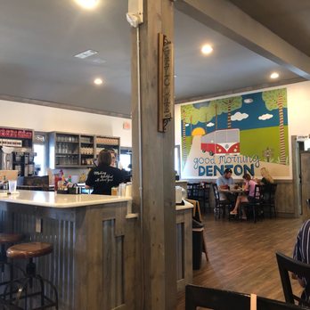 Seven Mile Cafe - Nice atmosphere and cute mural on the wall - Breakfast & Brunch Near Me - Denton, Texas Seven Mile Cafe - Nice atmosphere and cute mural on the wall - Breakfast & Brunch Near Me - Denton, Texas