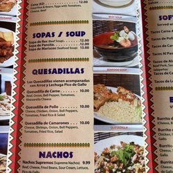 El Cacique - Menu 5/25/21