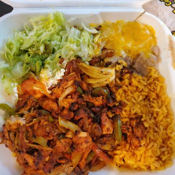 California Burrito - Antioch - Chicken  fajitas plate. - Mexican Near Me - Antioch, California