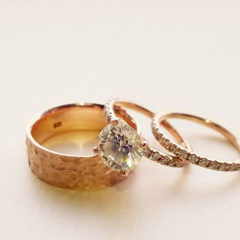 Jangmi - Custom men's ring, rose gold set. - Jewelry Near Me - New York, New York