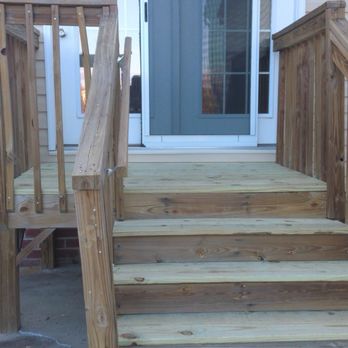 Raise Home Services - Starting to look fresher with a new landing and steps, freshly pressure washed. - Pressure Washers Near Me