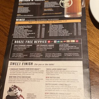 Outback Steakhouse - Menu - Steakhouses Near Me - Raleigh, North Carolina