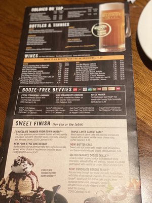 Menu photo 6 Outback Steakhouse Raleigh, NC