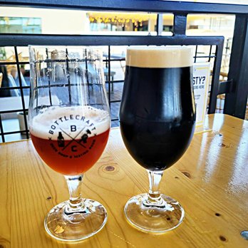 Shoots Fish & Beer - Blueberry Cobbler Muffin & Bandon Stout - Tacos Near Me - Oceanside, California