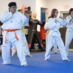 Jin Martial Arts - Adult belt test day.
