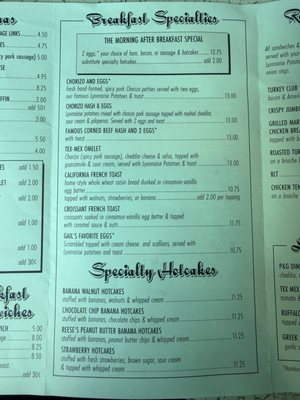 Menu photo 3 P&G's Pamela's Diner Pittsburgh, PA Menu photo 3 P&G's Pamela's Diner Pittsburgh, PA